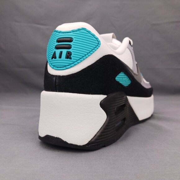 Nike Air Max 90 LV8 Women's Sneakers White Smoke Grey Shoes FD4328 103 Sizes 7-9 - Picture 4 of 7